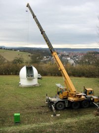 Mounting the telescope