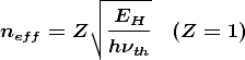 u0  = hnij/kT  ,   E0 =  hnij,   Γ (u0 ) = max  [g, 0.276eu0E1  (u0 )]
